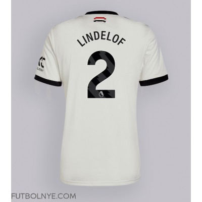 Camiseta Manchester United Victor Lindelof #2 Tercera Equipación 2024-25 manga corta Camiseta Manchester United Victor Lindelof #2 Tercera Equipación 2024-25 manga corta